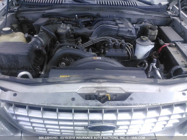 1FMZU73K25ZA22291 - 2005 FORD EXPLORER XLT/XLT SPORT/NBX SILVER photo 10