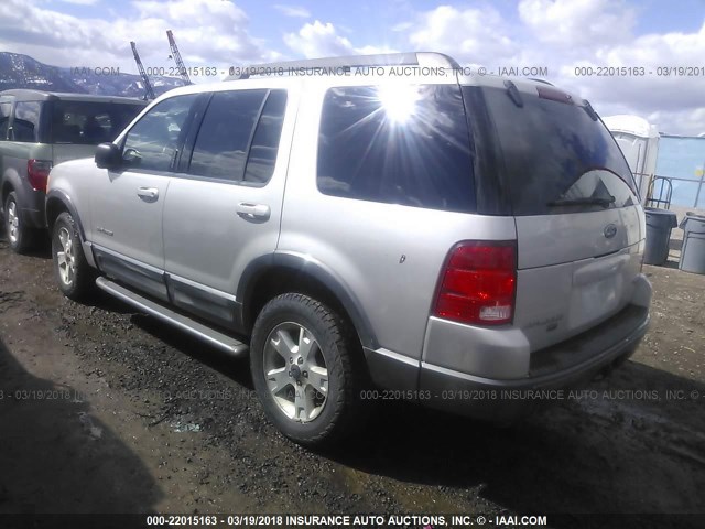 1FMZU73K25ZA22291 - 2005 FORD EXPLORER XLT/XLT SPORT/NBX SILVER photo 3