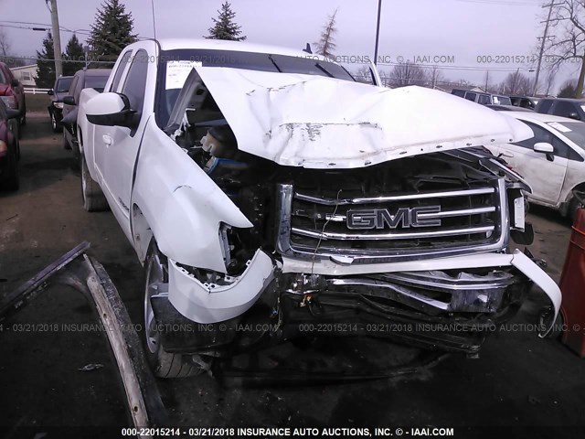 1GTR2WE77DZ337891 - 2013 GMC SIERRA K1500 SLT WHITE photo 1