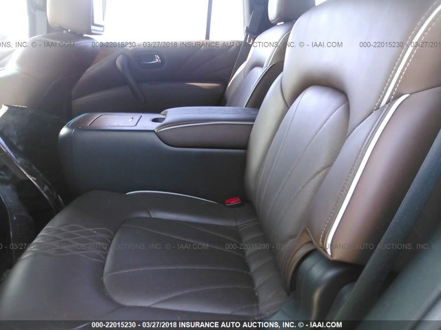 JN8AZ2NE2F9087600 - 2015 INFINITI QX80 BROWN photo 8