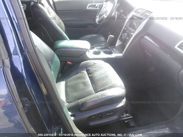 1FMHK7F97CGA99807 - 2012 FORD EXPLORER LIMITED 蓝色 照片 5