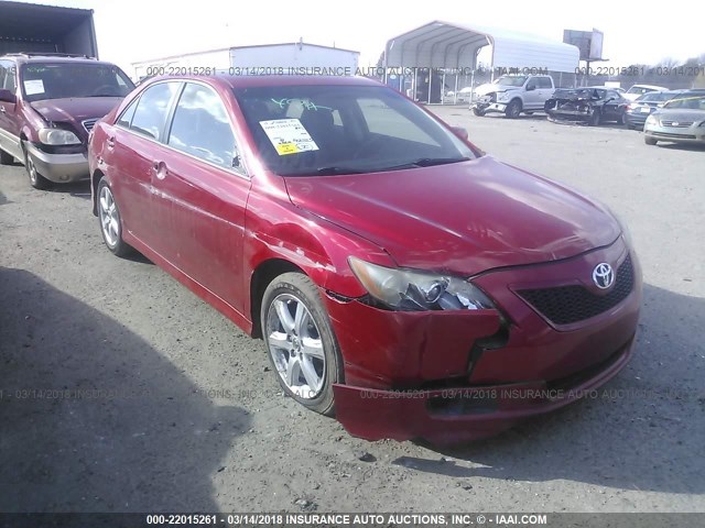4T1BK46K27U034068 - 2007 TOYOTA CAMRY NEW GENERAT LE/XLE/SE RED photo 1