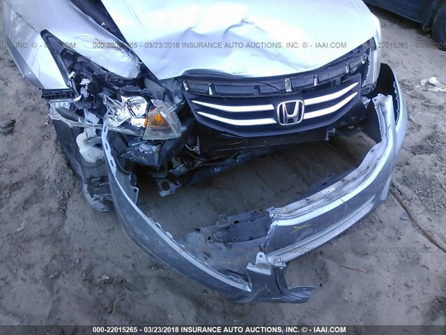 1HGCP2F44BA155597 - 2011 HONDA ACCORD LXP BLUE photo 6