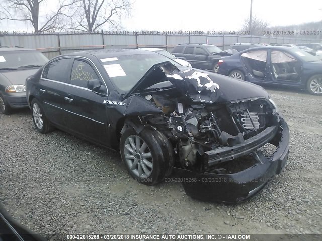 1G4HE57YX6U134248 - 2006 BUICK LUCERNE CXS BLACK photo 1