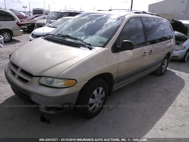 1B4GP44G0XB636177 - 1999 DODGE GRAND CARAVAN SE/SPORT TAN photo 2