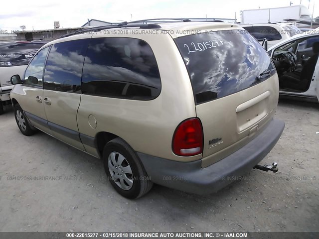 1B4GP44G0XB636177 - 1999 DODGE GRAND CARAVAN SE/SPORT TAN photo 3