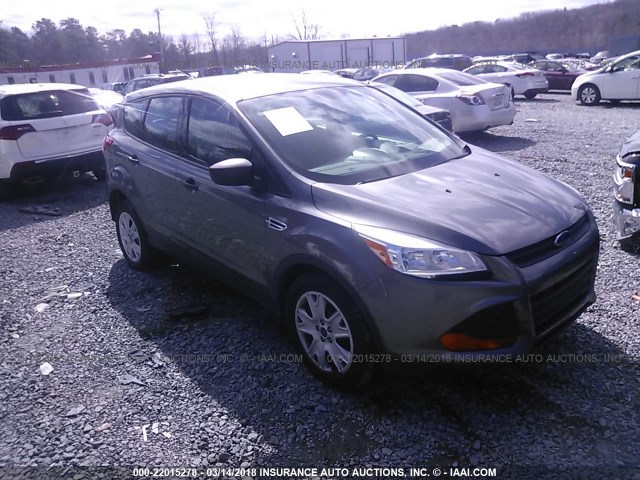 1FMCU0F75EUC04066 - 2014 FORD ESCAPE S GRAY photo 1