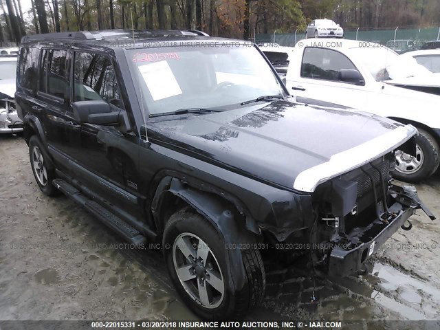 1J8HG48K68C182009 - 2008 JEEP COMMANDER SPORT BLACK photo 1