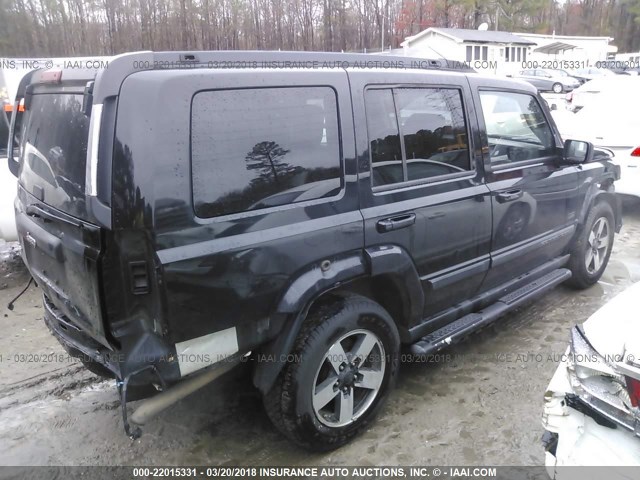 1J8HG48K68C182009 - 2008 JEEP COMMANDER SPORT შავი ფოტო 4