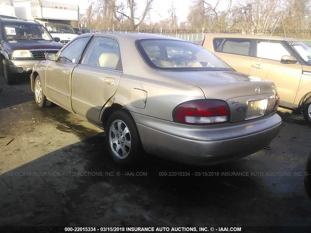 1YVGF22C7W5696362 - 1998 MAZDA 626 DX/LX GOLD photo 3