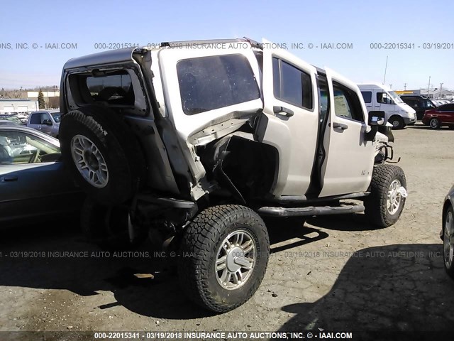 5GTDN13E978215249 - 2007 HUMMER H3 GOLD photo 4