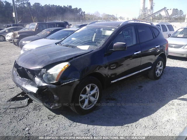 JN8AS5MT0BW152297 - 2011 NISSAN ROGUE S/SV/KROM BLACK photo 2