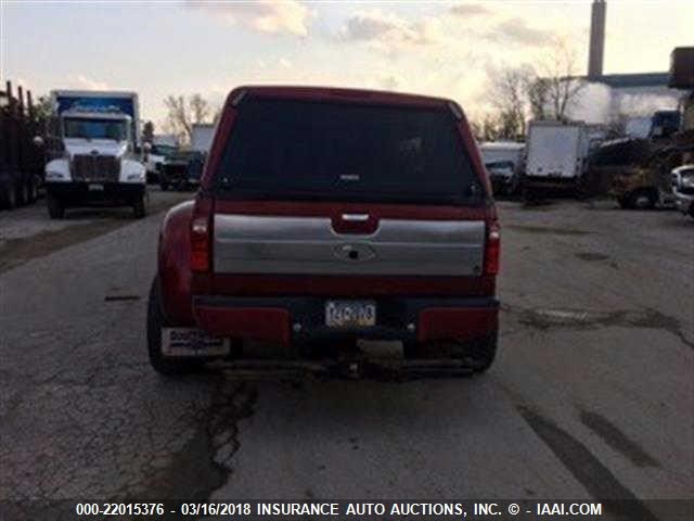 1FT8W3DTXDEB56630 - 2013 FORD F350 4X4 CREWCAB  BURGUNDY photo 8