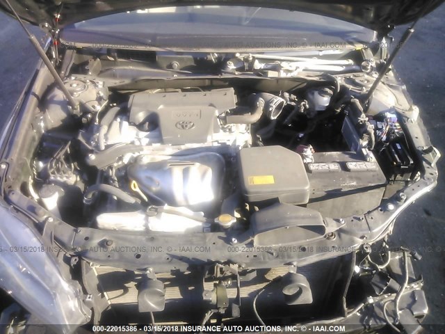 4T1BF1FK1FU487373 - 2015 TOYOTA CAMRY LE/XLE/SE/XSE შავი ფოტო 10