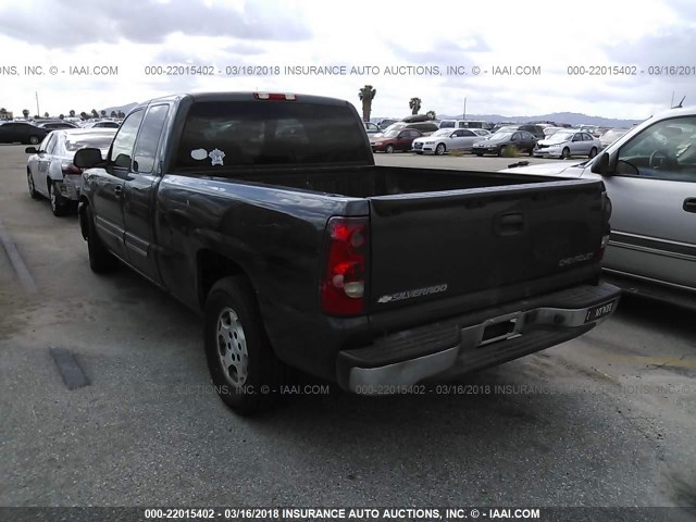 2GCEC19V631243841 - 2003 CHEVROLET SILVERADO C1500 GRAY photo 3