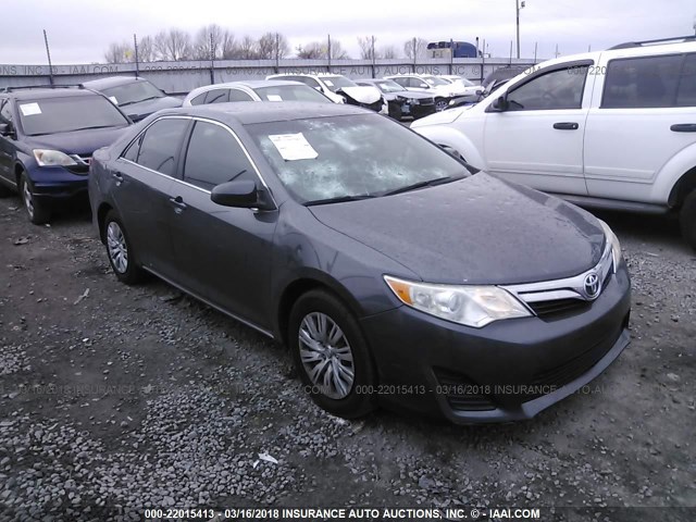 4T4BF1FK6CR178306 - 2012 TOYOTA CAMRY SE/LE/XLE GRAY photo 1