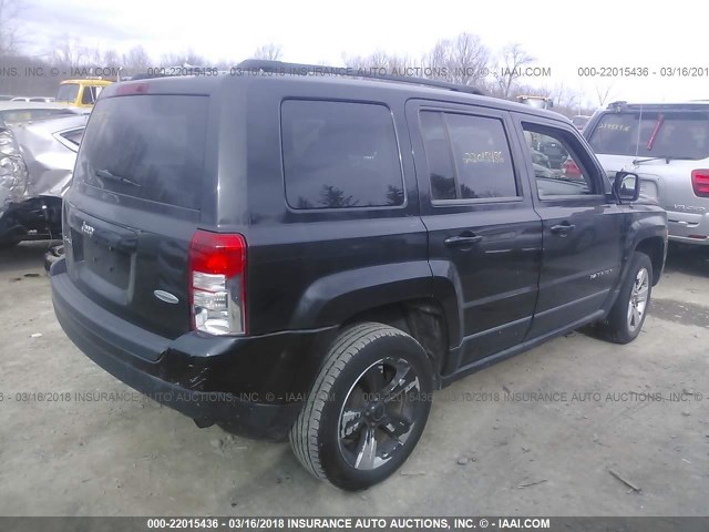 1J4NF1GB7BD212725 - 2011 JEEP PATRIOT SPORT BLACK photo 4