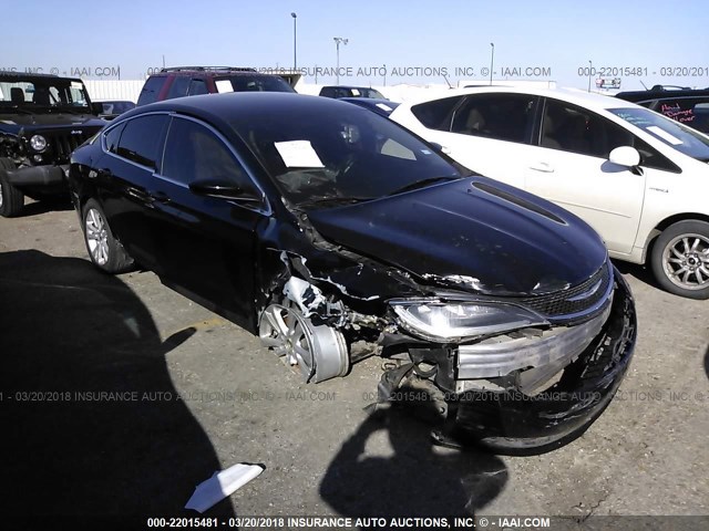 1C3CCCAB5FN660136 - 2015 CHRYSLER 200 LIMITED BLACK photo 1