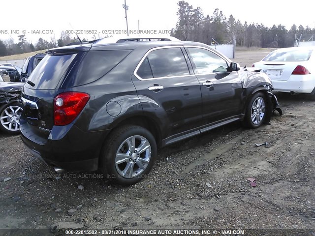 2GNFLFE39D6129088 - 2013 CHEVROLET EQUINOX LTZ Pewter photo 4