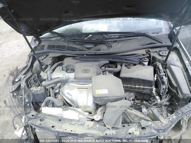 4T1BF1FK3HU797978 - 2017 TOYOTA CAMRY LE/XLE/SE/XSE BLACK photo 10