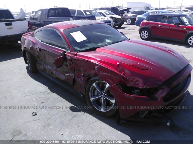 1FA6P8CF8F5322178 - 2015 FORD MUSTANG GT MAROON photo 1