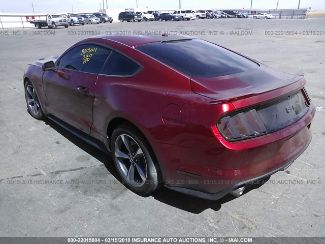 1FA6P8CF8F5322178 - 2015 FORD MUSTANG GT MAROON photo 3