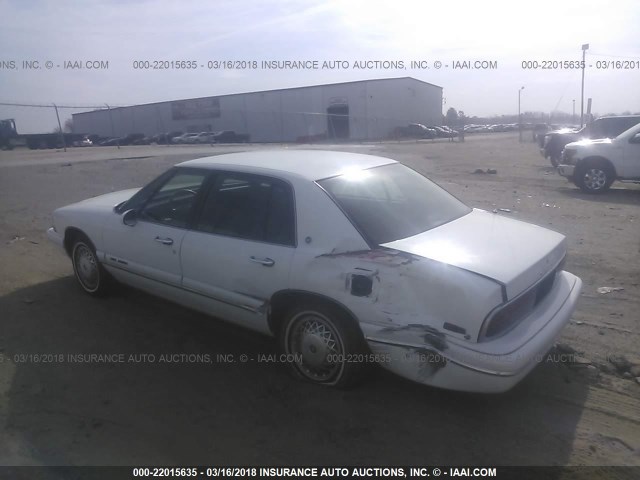 1G4CW52K9SH649559 - 1995 BUICK PARK AVENUE  WHITE photo 3