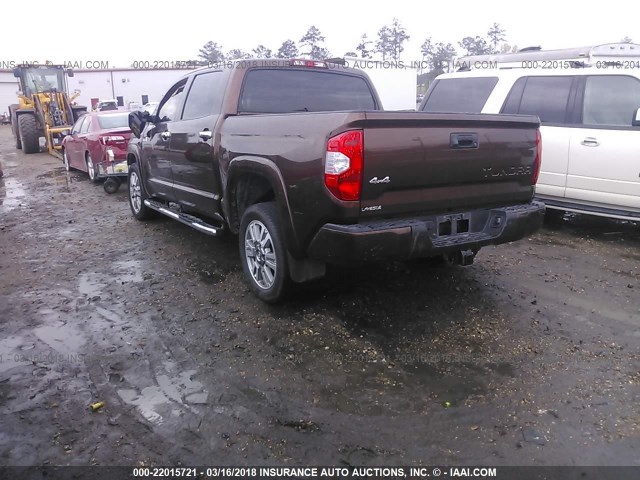 5TFAW5F15FX459587 - 2015 TOYOTA TUNDRA CREWMAX 1794/PLATINUM BROWN photo 3