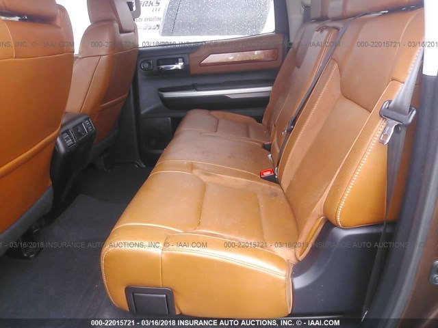 5TFAW5F15FX459587 - 2015 TOYOTA TUNDRA CREWMAX 1794/PLATINUM 棕色 照片 8