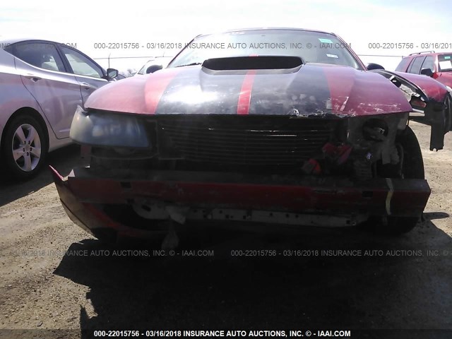 1FAFP42X92F222534 - 2002 FORD MUSTANG GT RED photo 6