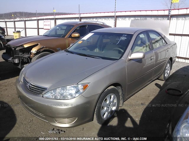 4T1BF32K16U117624 - 2006 TOYOTA CAMRY LE/XLE/SE TAN photo 2