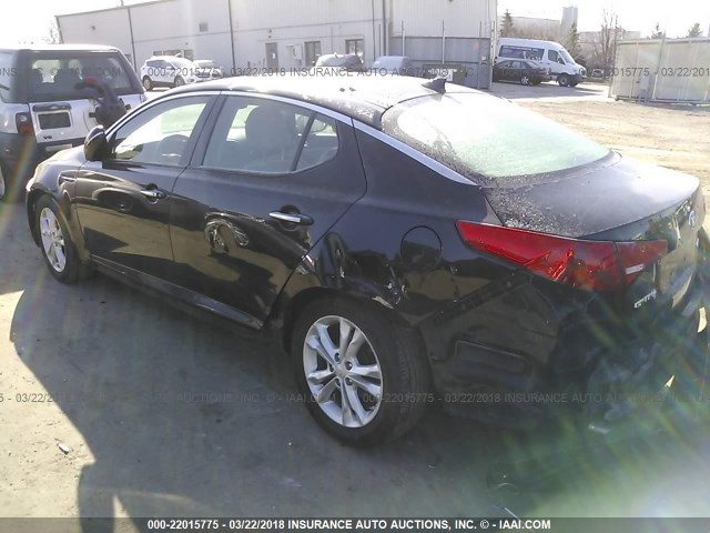 5XXGN4A70DG124647 - 2013 KIA OPTIMA EX BLACK photo 3