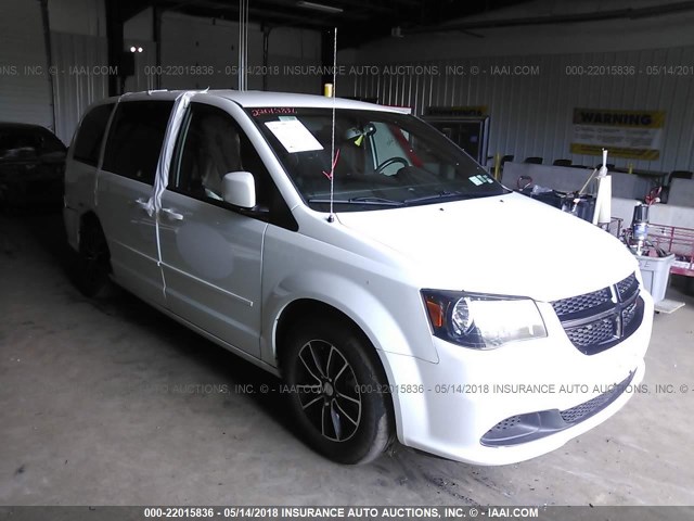 2C4RDGBG5FR702912 - 2015 DODGE GRAND CARAVAN SE WHITE photo 1