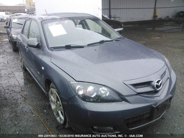 JM1BK343881100524 - 2008 MAZDA 3 HATCHBACK GRAY photo 6