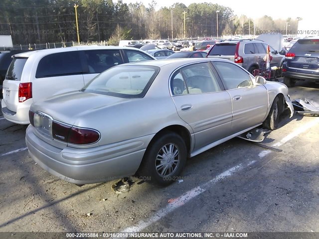 1G4HP52K05U280511 - 2005 BUICK LESABRE CUSTOM SILVER photo 4