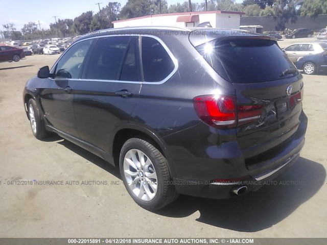 5UXKR0C5XE0K43990 - 2014 BMW X5 XDRIVE35I GRAY photo 3