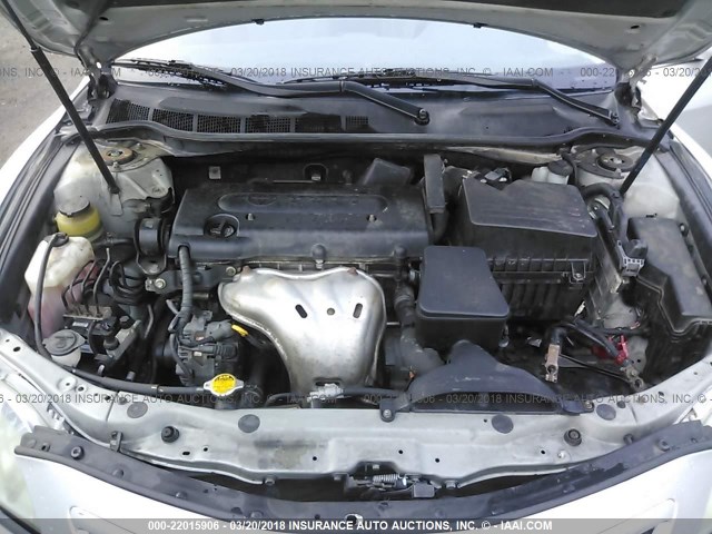 4T1BE46K17U598429 - 2007 TOYOTA CAMRY NEW GENERAT CE/LE/XLE/SE SILVER photo 10