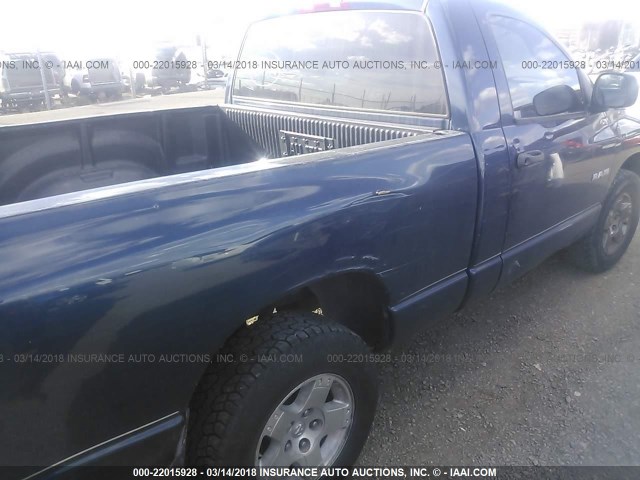 1D7HA16K48J132804 - 2008 DODGE RAM 1500 ST BLUE photo 6