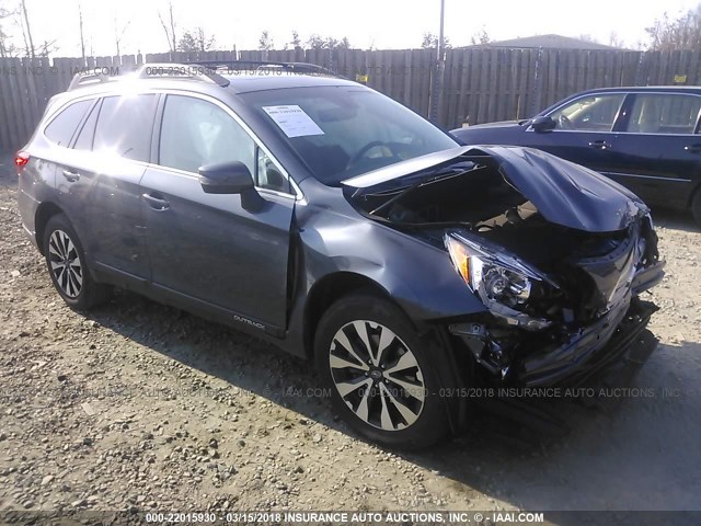 4S4BSENC0H3392261 - 2017 SUBARU OUTBACK 3.6R LIMITED Dark Blue photo 1