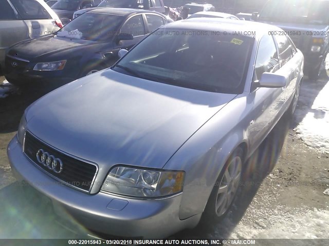 WAUCD64B64N101579 - 2004 AUDI A6 S-LINE QUATTRO SILVER photo 2