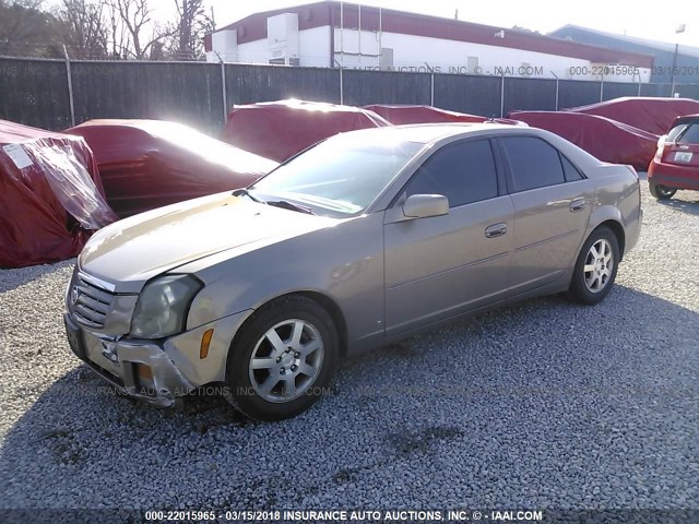 1G6DP577X60103404 - 2006 CADILLAC CTS HI FEATURE V6 GOLD photo 2