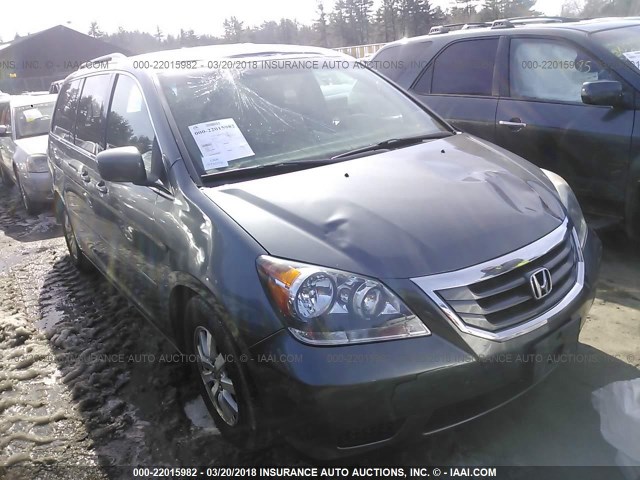5FNRL3H61AB075642 - 2010 HONDA ODYSSEY EXL ნაცრისფერი ფოტო 1