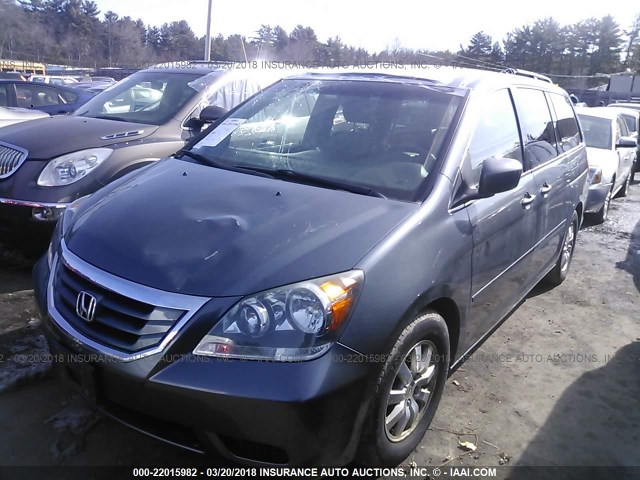 5FNRL3H61AB075642 - 2010 HONDA ODYSSEY EXL ნაცრისფერი ფოტო 2