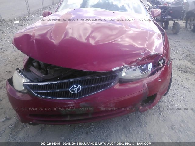 2T1CF28P1XC223723 - 1999 TOYOTA CAMRY SOLARA SE/SLE RED photo 6