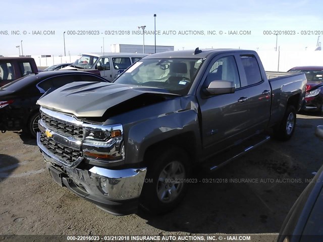 1GCRCREC2HZ298192 - 2017 CHEVROLET SILVERADO C1500 LT GRAY photo 2