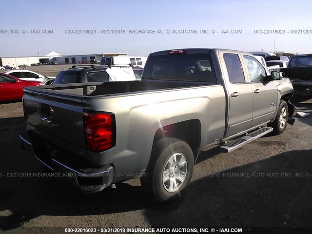 1GCRCREC2HZ298192 - 2017 CHEVROLET SILVERADO C1500 LT GRAY photo 4