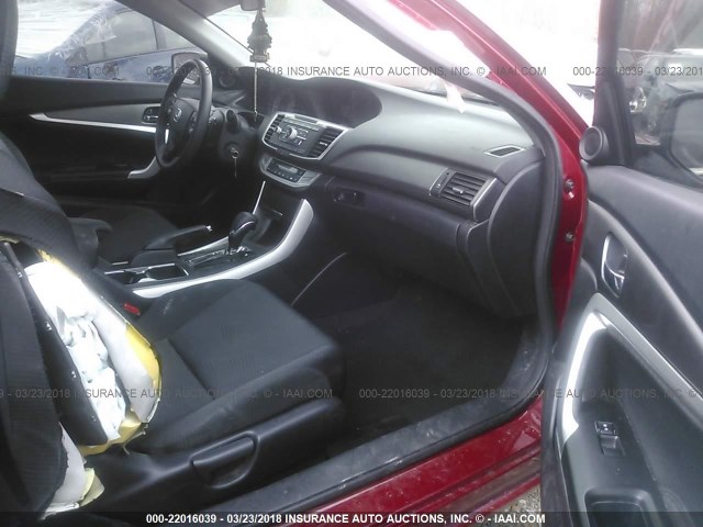 1HGCT1B38EA003216 - 2014 HONDA Accord LX-S RED photo 5