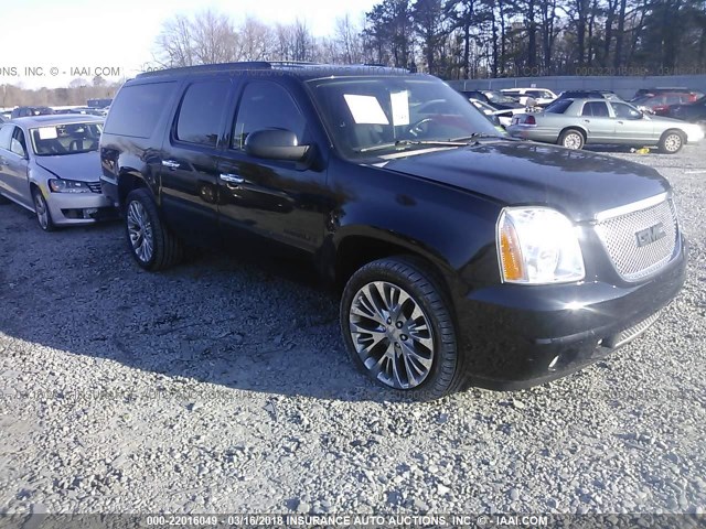 1GKFK06279R264875 - 2009 GMC YUKON XL DENALI BLACK photo 1