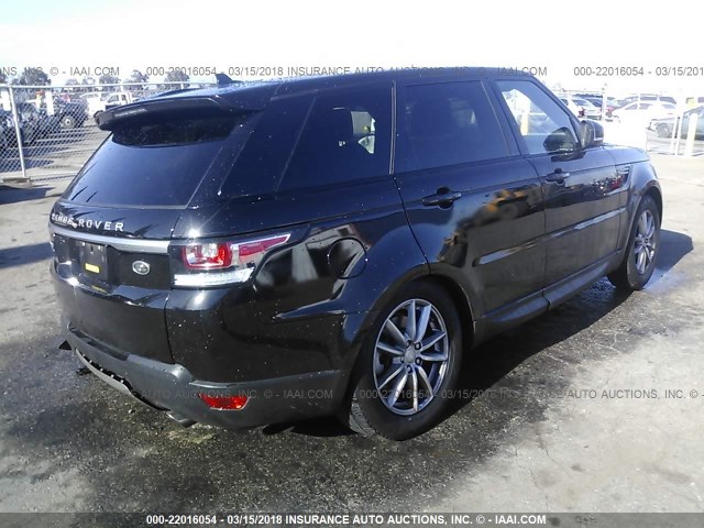 SALWG2VF3GA648217 - 2016 LAND ROVER RANGE ROVER SPORT SE BLACK photo 4