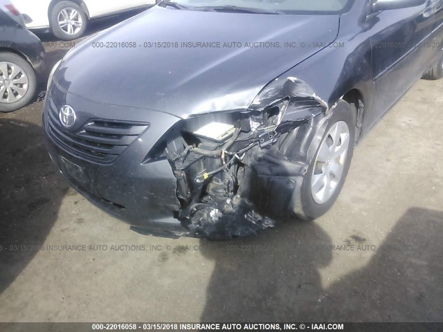 4T1BE46K97U586058 - 2007 TOYOTA CAMRY NEW GENERAT CE/LE/XLE/SE GRAY photo 6